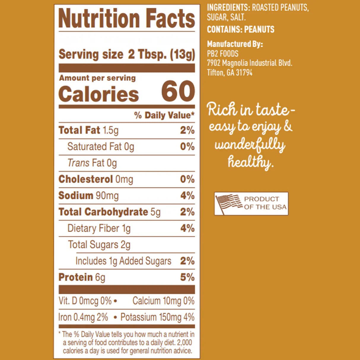 PB2 Peanut Butter Powder Original (454g)