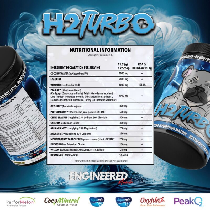 Engineered Muscle H2 Turbo Hydration