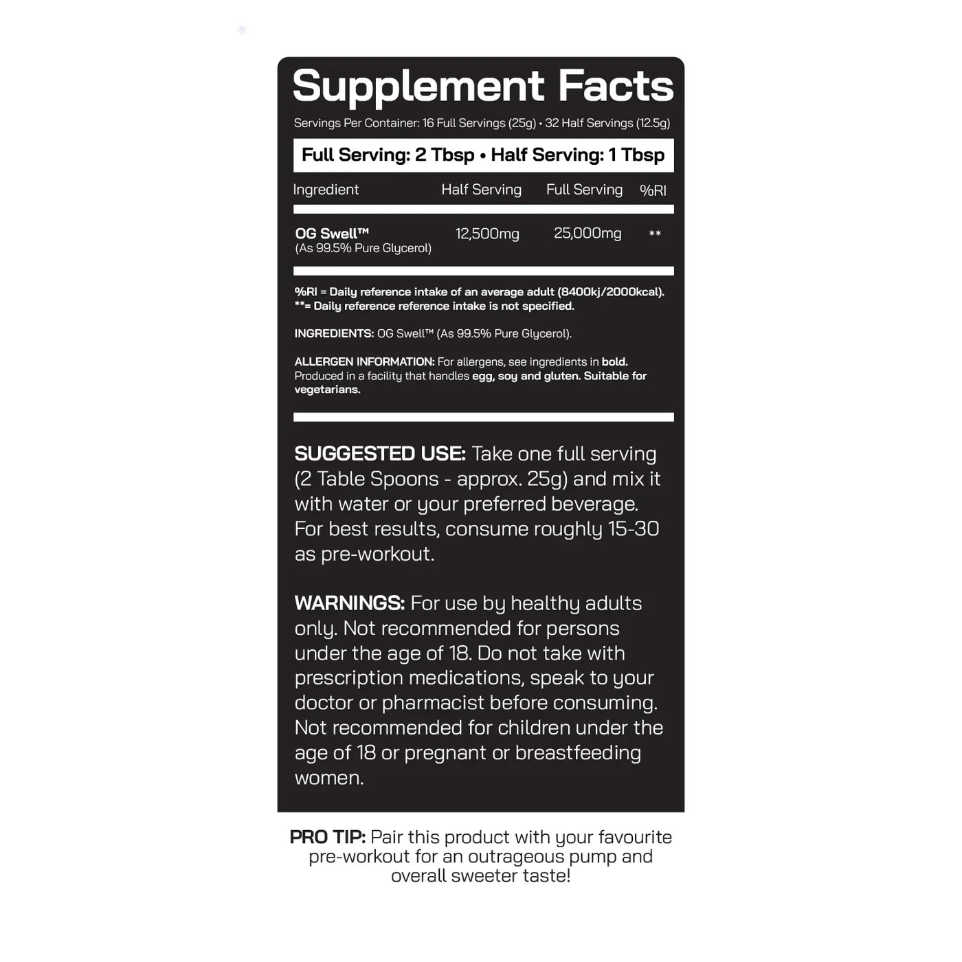 OG Swell - Glycerol Pump Serum