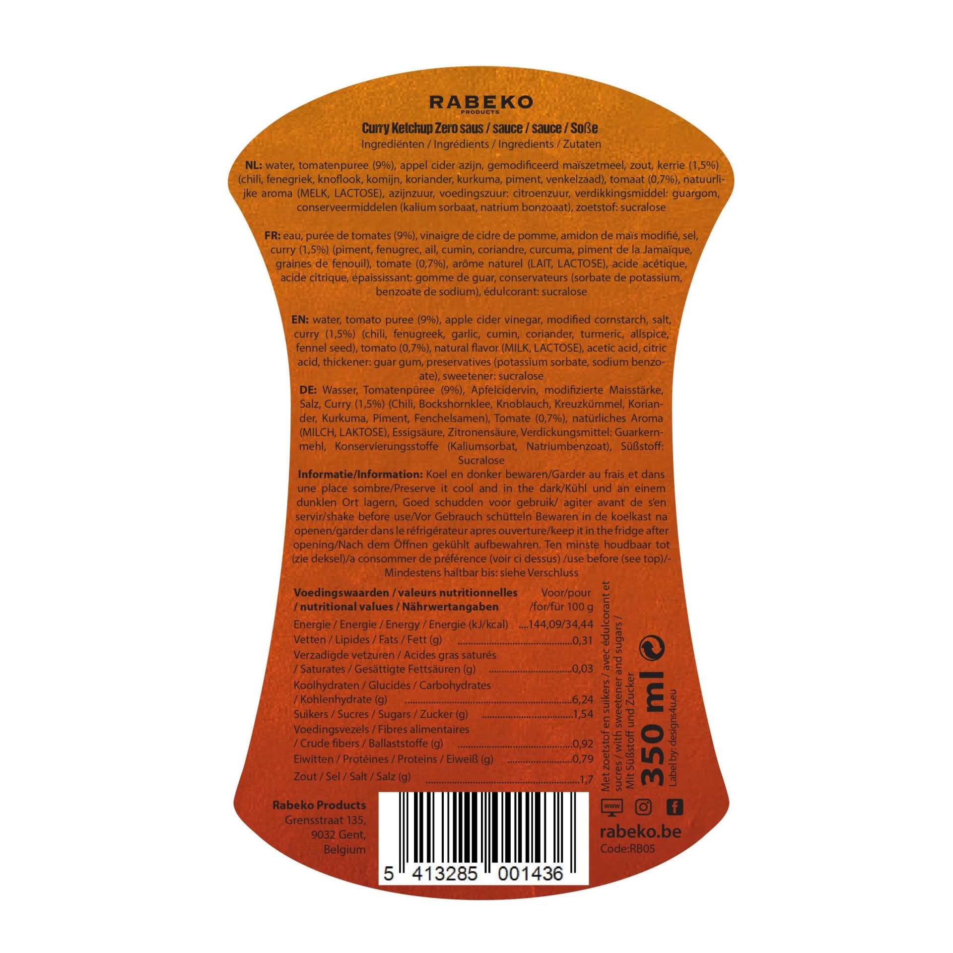 Rabeko Curry ketchup