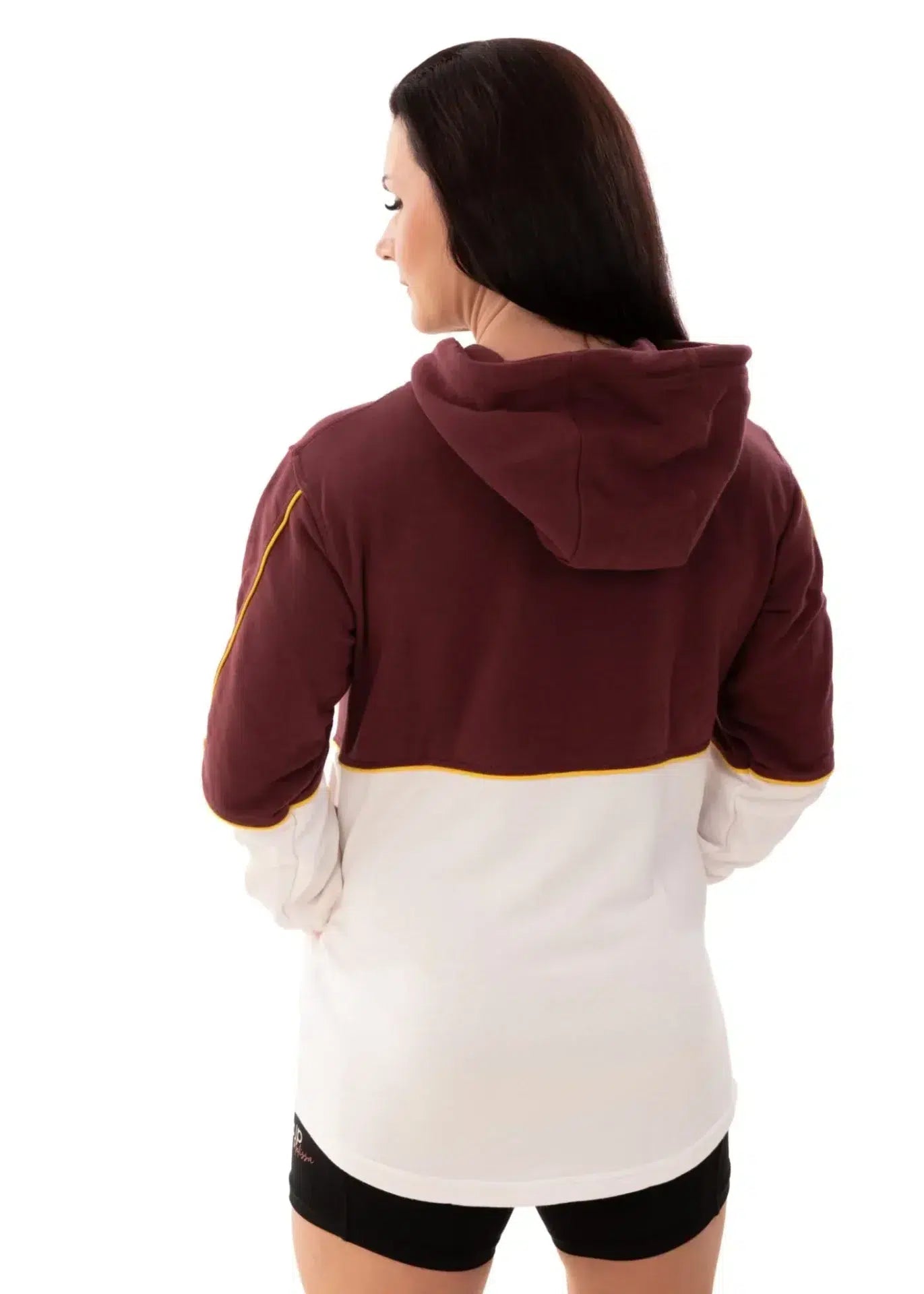 TBJP Maroon & White 2 Tone Pullover Hoodie