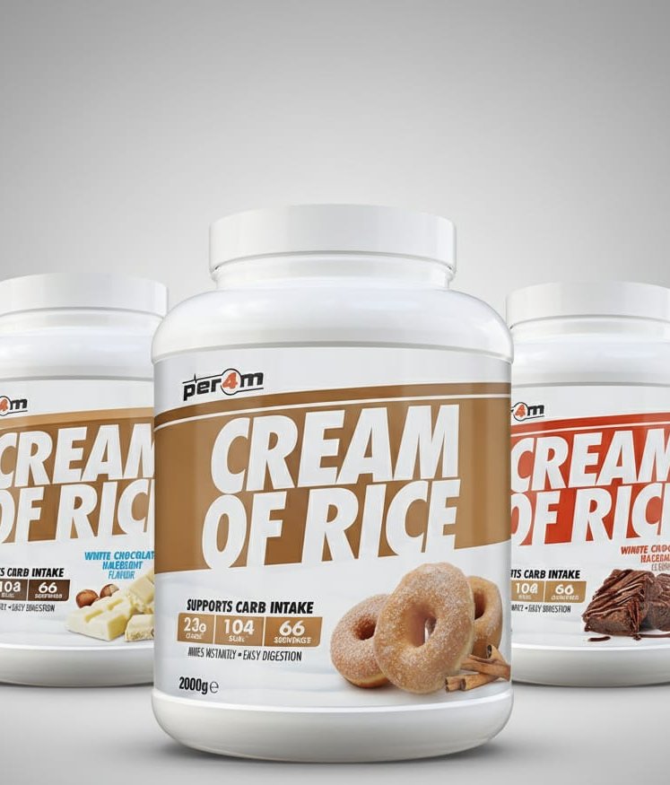 3x Per4m Cream of rice bundle